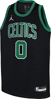 Nike Youth Boston Celtics Jayson Tatum #0 Black Dri-FIT Swingman Jersey