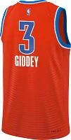 Nike Youth Oklahoma City Thunder Josh Giddey #3 Orange Dri-FIT Swingman Jersey