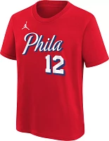 Nike Youth Philadelphia 76ers Tobias Harris #12 Red T-Shirt