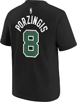 Jordan Youth Boston Celtics Kristaps Porzingis #8 Statement T-Shirt