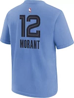 Nike Youth Memphis Grizzlies Ja Morant #12 Blue T-Shirt