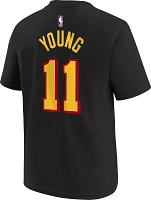 Nike Youth Atlanta Hawks Trae Young #11 Black T-Shirt