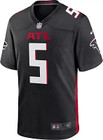 Nike Little Kids' Atlanta Falcons Drake London #5 Black Game Jersey