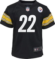 Nike Little Kid's Pittsburgh Steelers Najee Harris #22 Black Game Jersey