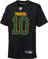 Nike Youth Green Bay Packers Jordan Love #10 Black Game Jersey