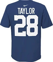 Nike Youth Indianapolis Colts Jonathan Taylor #28 Blue T-Shirt