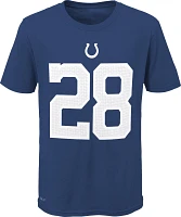 Nike Youth Indianapolis Colts Jonathan Taylor #28 Blue T-Shirt