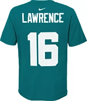 Nike Youth Jacksonville Jaguars Trevor Lawrence #16 Teal T-Shirt