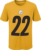 Nike Youth Pittsburgh Steelers Najee Harris #22 Gold T-Shirt