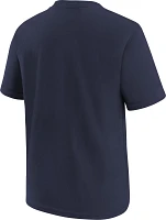 Nike Youth Seattle Seahawks Logo Navy Cotton T-Shirt