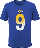 Nike Youth Los Angeles Rams Matthew Stafford #9 Royal T-Shirt