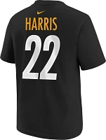 Nike Youth Pittsburgh Steelers Najee Harris #22 Black T-Shirt