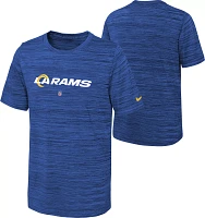 Nike Youth Los Angeles Rams Sideline Velocity Royal T-Shirt