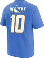 Nike Youth Los Angeles Chargers Justin Herbert #10 Blue T-Shirt