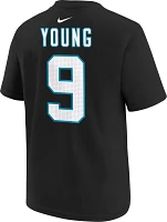 Nike Youth Carolina Panthers Bryce Young #9 Black T-Shirt