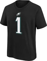 Nike Youth Philadelphia Eagles Jalen Hurts #1 Black T-Shirt