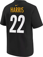 Nike Youth Pittsburgh Steelers Najee Harris #22 Black T-Shirt