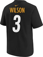 Nike Youth Pittsburgh Steelers Russell Wilson #3 Black T-Shirt