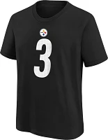 Nike Youth Pittsburgh Steelers Russell Wilson #3 Black T-Shirt