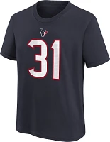 Nike Youth Houston Texans Dameon Pierce #31 Navy T-Shirt