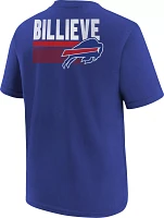 Nike Youth Buffalo Bills Back Slogan Royal T-Shirt