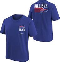 Nike Youth Buffalo Bills Back Slogan Royal T-Shirt