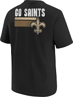 Nike Youth New Orleans Saints Back Slogan Black T-Shirt