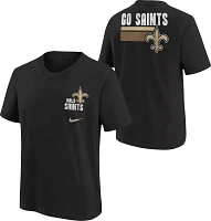 Nike Youth New Orleans Saints Back Slogan Black T-Shirt