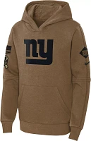 Nike Youth New York Giants 2023 Salute to Service Brown Hoodie