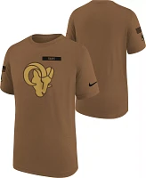 Nike Youth Los Angeles Rams 2023 Salute to Service Brown T-Shirt