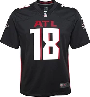 Nike Youth Atlanta Falcons Calvin Ridley #18 Black Game Jersey