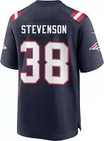 Nike Youth New England Patriots Rhamondre Stevenson #38 Navy Game Jersey