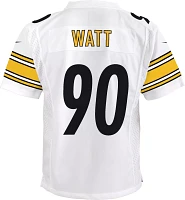 Nike Youth Pittsburgh Steelers T.J. Watt #90 White Game Jersey