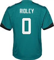 Nike Youth Jacksonville Jaguars Calvin Ridley #0 Teal Game Jersey