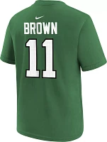 Nike Youth Philadelphia Eagles A.J. Brown #11 Kelly Green Throwback T-Shirt