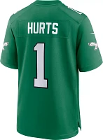 Nike Youth Philadelphia Eagles Jalen Hurts #1 Alternate Kelly Green Game Jersey