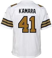 Nike Youth New Orleans Saints Alvin Kamara #41 White Game Jersey