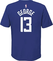 Nike Youth Los Angeles Clippers Paul George #13 Blue Icon T-Shirt