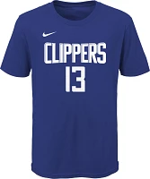 Nike Youth Los Angeles Clippers Paul George #13 Blue Icon T-Shirt