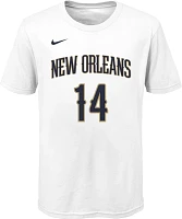 Nike Youth New Orleans Pelicans Brandon Ingram #14 White T-Shirt