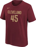 Nike Youth Cleveland Cavaliers Donovan Mitchell#45 Red T-Shirt