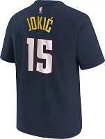 Nike Youth Denver Nuggets Nikola Jokic #15 Navy T-Shirt