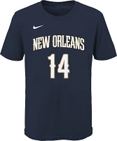 Nike Youth New Orleans Pelicans Brandon Ingram #14 Navy T-Shirt