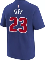 Nike Youth Detroit Pistons Jaden Ivey #23 Blue T-Shirt