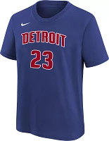 Nike Youth Detroit Pistons Jaden Ivey #23 Blue T-Shirt