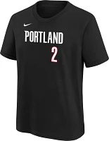 Nike Youth Black Portland Trail Blazers Deandre Ayton #2 Icon T-Shirt