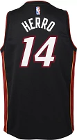 Nike Youth Miami Heat Tyler Herro #14 Dri-FIT Icon Swingman Black Jersey