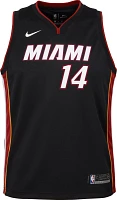 Nike Youth Miami Heat Tyler Herro #14 Dri-FIT Icon Swingman Black Jersey