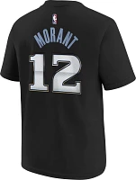 Nike Youth 2022-23 City Edition Memphis Grizzlies Ja Morant #12 Black Cotton T-Shirt