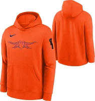 Nike Youth 2023-24 City Edition Phoenix Suns Orange Courtside Fleece Hoodie